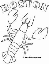 Coloring Boston Lobster Adult Pages Line Massachusetts Books Designs Poster Color Lake Printables Landscape Sports Red Sox Leehansen sketch template