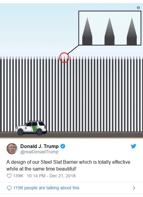 trump wall        border   charts bbc news