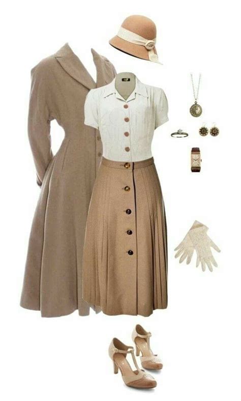 classy vintage outfit ideas vintage clothing costume design retro style trench coat beige