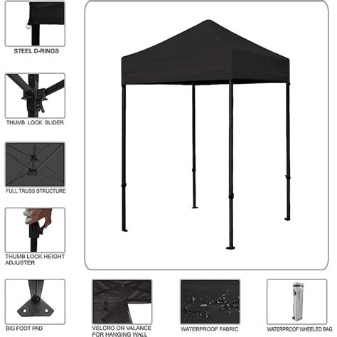 eurmax  ft   ft square kellygreen pop  canopy   canopies department  lowescom