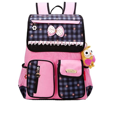 moonwalk cute princess bow girls backpacks  elementary school kids book bags insiders