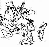 Pooh Coloring Bear Pages Winnie Baby Birthday Cute Colouring Printable Getcolorings Kids Color Colo sketch template