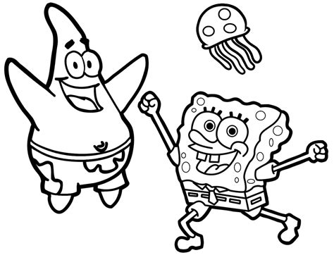 spongebob coloring pages spongebob drawings cartoon coloring pages