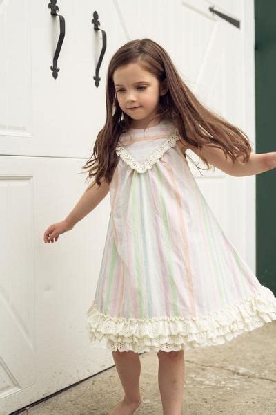 Little Prim Multicolor Stripe Lucy Dress Lucy Dresses
