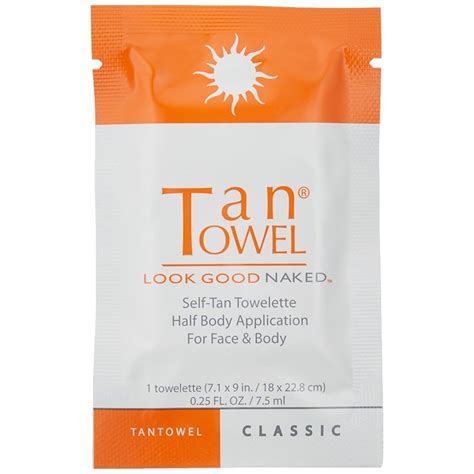 tan towel  tan towelette classic review tanningreviewcom