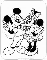 Minnie Disneyclips sketch template