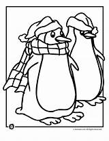 Coloring Penguin Pair Pages Christmas Cold Hat Santa Print Animal Comments Use Designlooter Coloringhome Printer Send Button Special Only Click sketch template