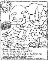 Humpty Dumpty Coloring Nursery Pages Rhymes Rhyme Kids Preschool Printable Colouring Print Jack Jill Daycare Crafts Rhyming Colour Book Color sketch template