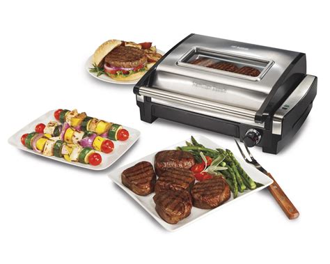 amazing hamilton beach smokeless indoor grill   storables