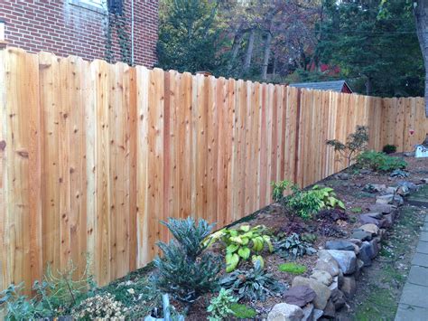 cedar privacy fence in alternating pickets aka the fence company