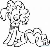 Pie Coloring Pinkie Pages Pony Little Equestria Color Printable Girl Getcolorings Print sketch template