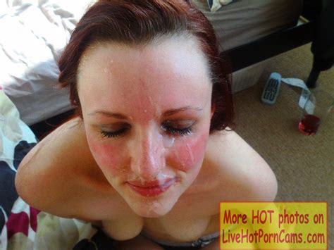 Cum Splattered All Over This Milf S Face On