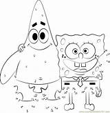 Spongebob Dots Colorat Kids Desene Desenat Connectthedots101 Imagini Pantaloni Math Planse Punctele Uneste sketch template