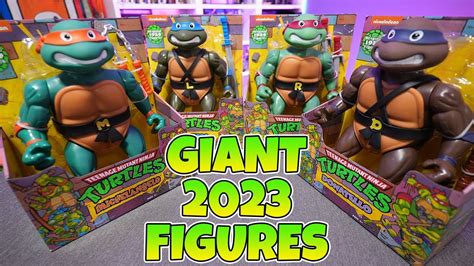 giant ninja turtles reissue action figures review  playmates toys