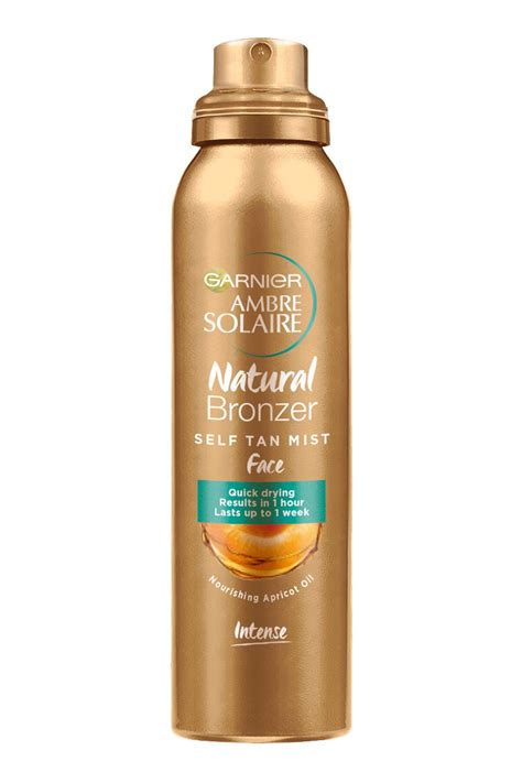 buy garnier ambre solaire natural bronzer quick drying dark  tan face mist ml