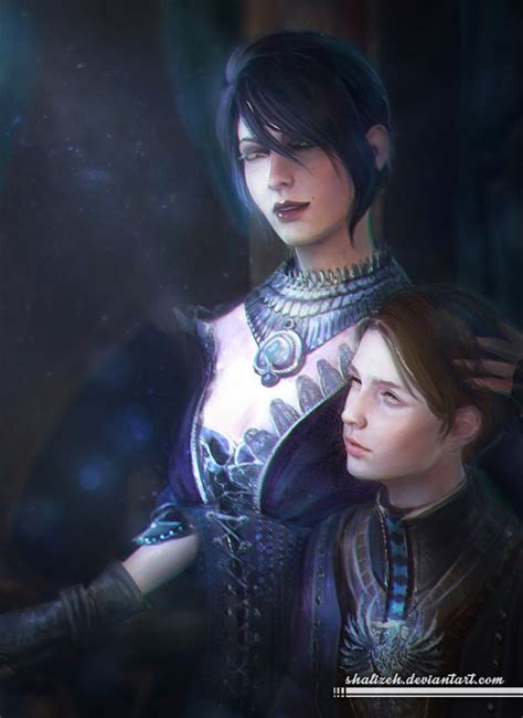Fanart Of Morrigan And Kieran From Dragon Age Inquisition