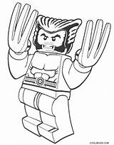 Coloring Wolverine Pages Lego Cool2bkids Printable Kids sketch template