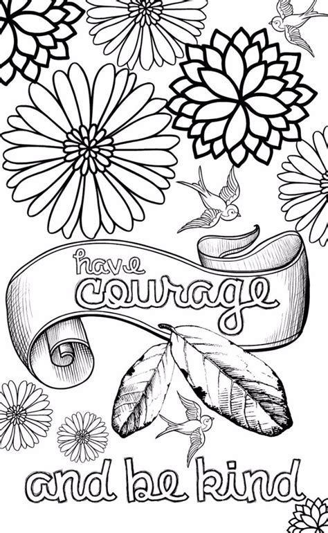inspirational coloring pages