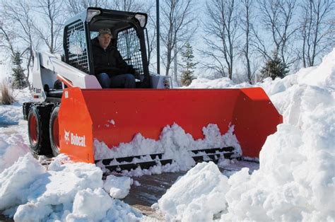 snow pusher oaken equipment