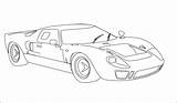 Drawing Ford Gt Line Gt40 Drawings Cobra Needed Logan Ryan Paintingvalley sketch template