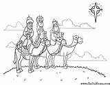 Reyes Magos Trys Desumama Nuspalvink Atsispausdinti Magi Bethlehem Mago Getdrawings Posadas Cristianos sketch template