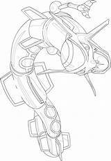 Rayquaza Pokemon Coloring Mega Pages Pokémon Legendary Popular sketch template