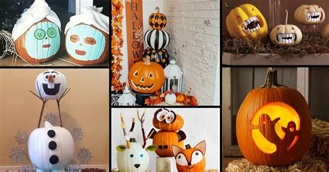 30 Spookastic No Carve Pumpkin Decorating Ideas
