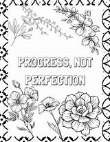 Progress Perfection sketch template