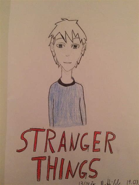 My First Stranger Things Drawing Stranger Things Amino