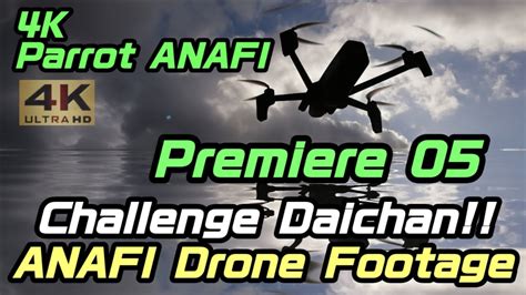 parrot anafi premiere  anafi drone footage youtube