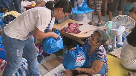 Families Who Lost Homes In Navotas Fire Receive Relief Goods From Abs