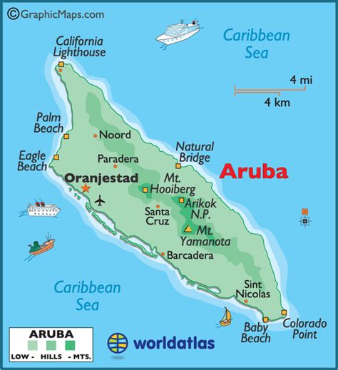 aruba  world map world map