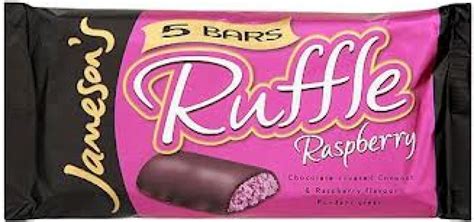 Jamesons Raspberry Ruffle Bars 5 Pack Approved Food