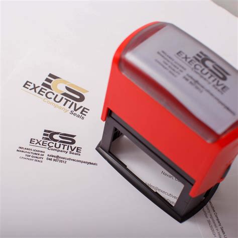 inking rubber stamps executive company seals