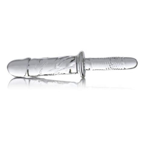 Master Series Brutus Glass Dildo Thruster Clear Sex Toys And Adult