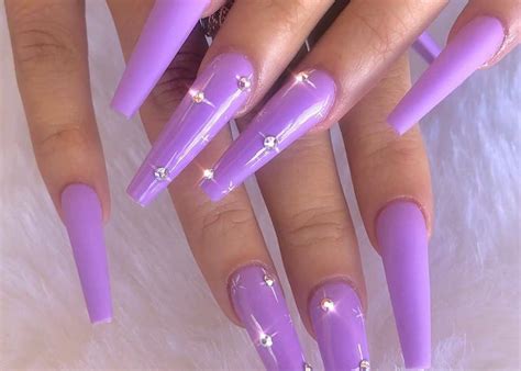 lavender shades  nails designs   suit