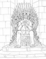 Throne Papan sketch template