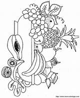 Coloriage Fruit Fruits Et Maternelle Dessin Colorier Printable Imprimer Automne Legumes Coloring sketch template