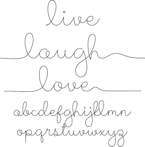 laugh love sketch font single  drawing silhouette design
