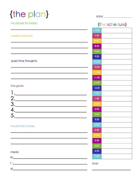 printable planner pages activity shelter