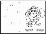 Coloring Card Christmas Pages Cards Printable Sally Silly Greeting Drawing Color Print Santa Getcolorings Template Kids Colorings Getdrawings Templates Uno sketch template