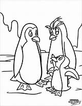 Penguin Penguins Pinguim Cartoon Colorir Adelie Coloringbay Barton Sharee Desenhar sketch template