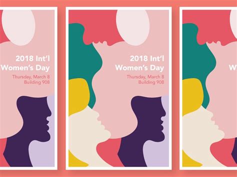 2018 international women s day poster journée de la femme graphisme