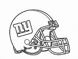 Helmet Football Coloring York Logo Pages Nfl Drawing Cowboys Printable Giants Dallas Helmets Steelers Clipart Drawings 49ers Bay Green Line sketch template