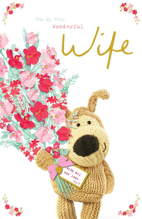 Boofle Wonderful Wife Mother S Day Greeting Card Cards