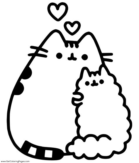 pin  shelly wing  color pages pusheen coloring pages easter