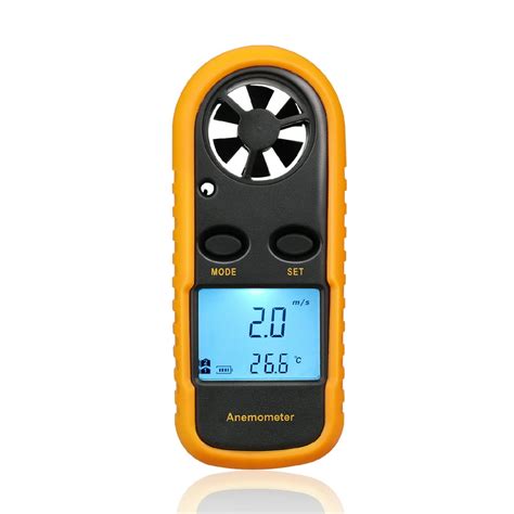 anemometer wind meter gauge digital hand held air flow velocity speed measuring device  max
