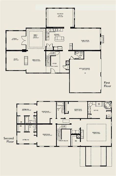 lovely  story  bedroom house floor plans  home plans design