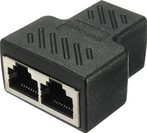 bolcom rj splitter  naar  netwerk adapter connector lan