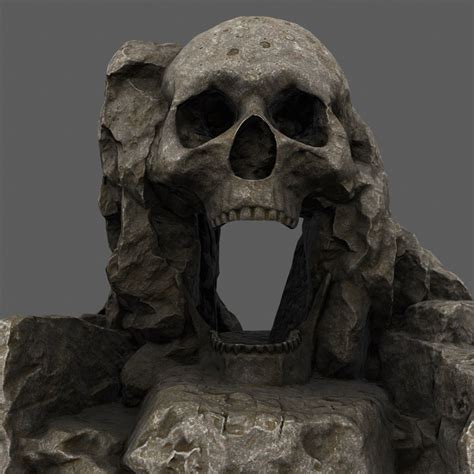 Skull Cave Cgtrader